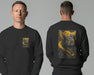 Earth & Thread Oversized Unisex Pikachu Sweatshirt | 350 GSM Cotton Fleece | Anime Graphic Pullover | Front & Back Print | Winter Wear | Crew Neck | Casual Streetwear for Men & Women
