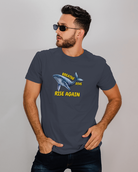 Dive into Ultimate Comfort – Ultra-Smooth Whale Tee