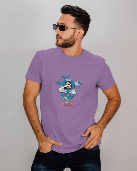 Earth & Thread | Attitude 100% Cotton Regular Fit T-Shirt - Premium 180 GSM Bold Expressive Graphic Tee