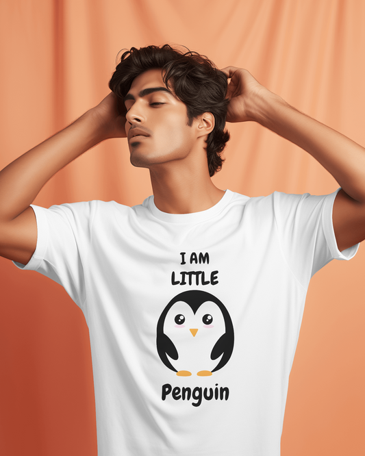 Ultra-Smooth Comfort – Premium Cotton Cute Penguin Tee