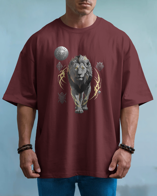 Oversized French Terry – Flames of the Warrior Tee