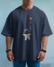 Oversized French Terry – Astronaut & Planets Tee