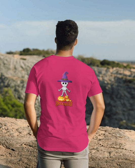 Spooky Chic in Ultra-Smooth Comfort – Halloween Skeleton Tee