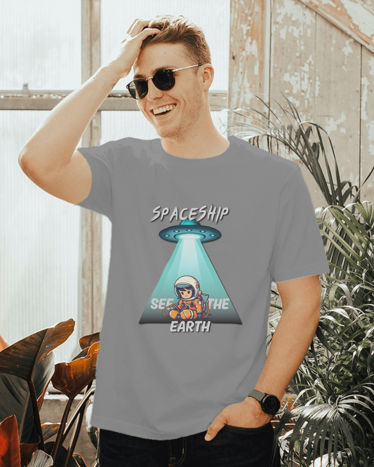 See You in Style – Ultra-Smooth Spaceship Tee