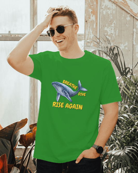 Dive into Ultimate Comfort – Ultra-Smooth Whale Tee