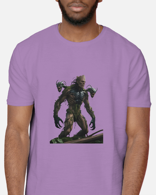Earth & Thread | Cyber Creature 100% Cotton Regular Fit T-Shirt - Premium 180 GSM Sci-Fi Graphic Tee