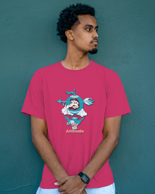 Earth & Thread | Attitude 100% Cotton Regular Fit T-Shirt - Premium 180 GSM Bold Expressive Graphic Tee
