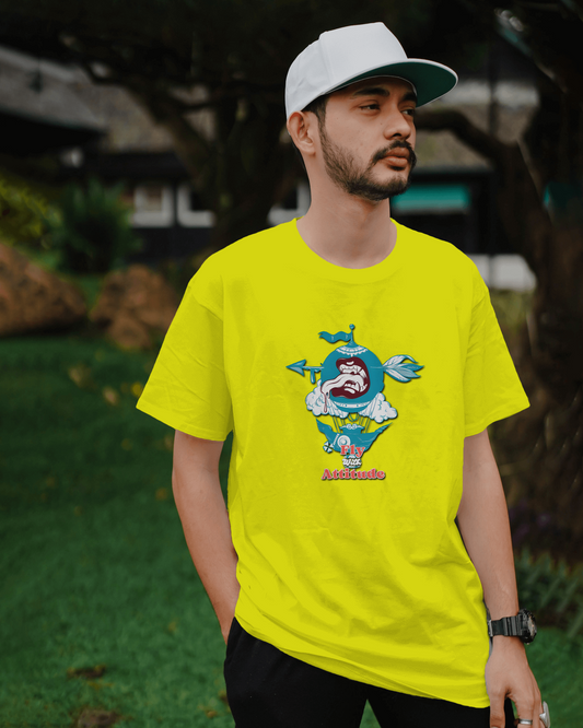 Earth & Thread | Attitude 100% Cotton Regular Fit T-Shirt - Premium 180 GSM Bold Expressive Graphic Tee