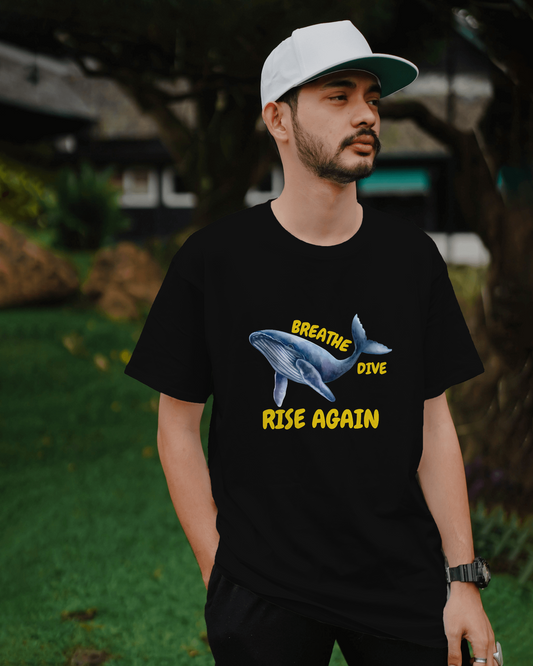 Dive into Ultimate Comfort – Ultra-Smooth Whale Tee