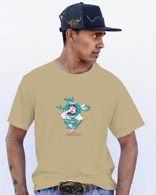 Earth & Thread | Attitude 100% Cotton Regular Fit T-Shirt - Premium 180 GSM Bold Expressive Graphic Tee
