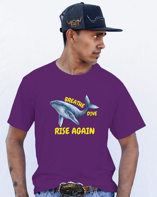 Dive into Ultimate Comfort – Ultra-Smooth Whale Tee