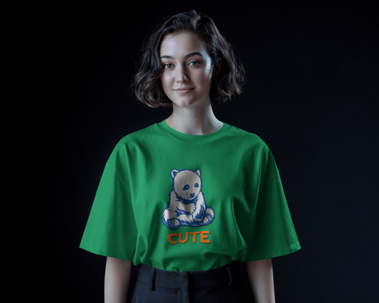 Cozy & Cute – Oversized Bear Cub Tee