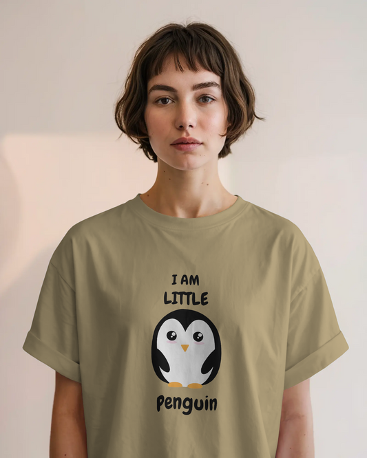 Ultra-Smooth Comfort – Premium Cotton Cute Penguin Tee