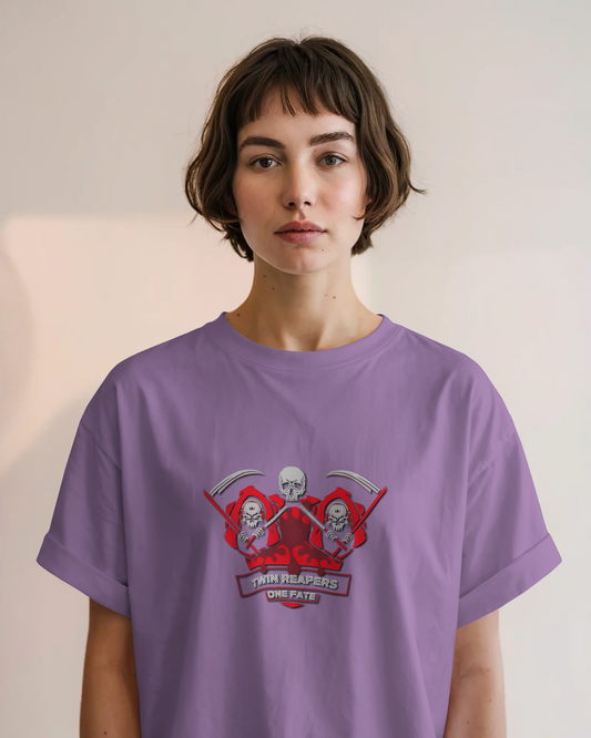 Earth & Thread | Devil Trio 100% Cotton Regular Fit T-Shirt - Premium 180 GSM Edgy Graphic Tee
