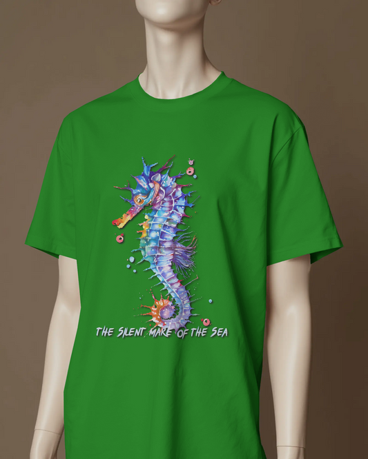 Elegance in Motion – Ultra-Smooth Seahorse Tee