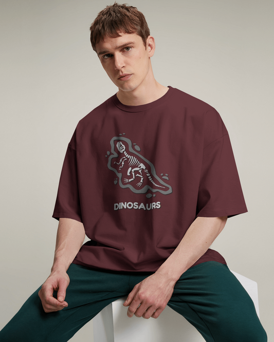 Oversized French Terry – Dinosaurs Fossil Tee
