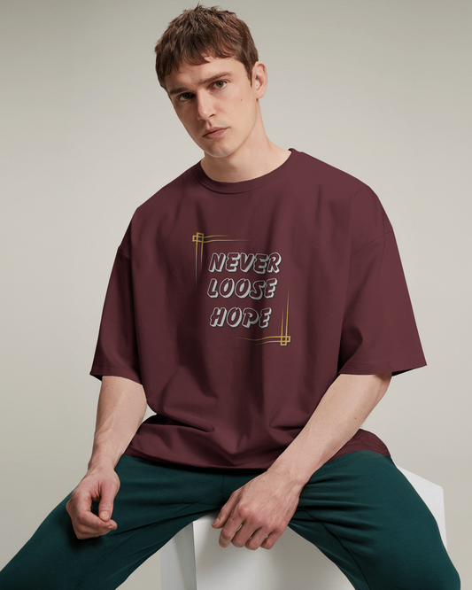 Oversized French Terry – Never Lose Hope Tee