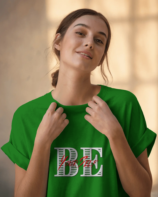Earth & Thread | BE BOLD 100% Cotton Regular Fit T-Shirt - Premium 180 GSM Motivational Graphic Tee