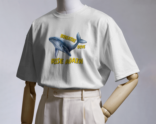 Dive into Ultimate Comfort – Ultra-Smooth Whale Tee