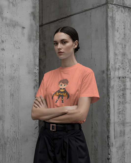 Fearless Strength in Regular Comfort – Winged Knight Tee