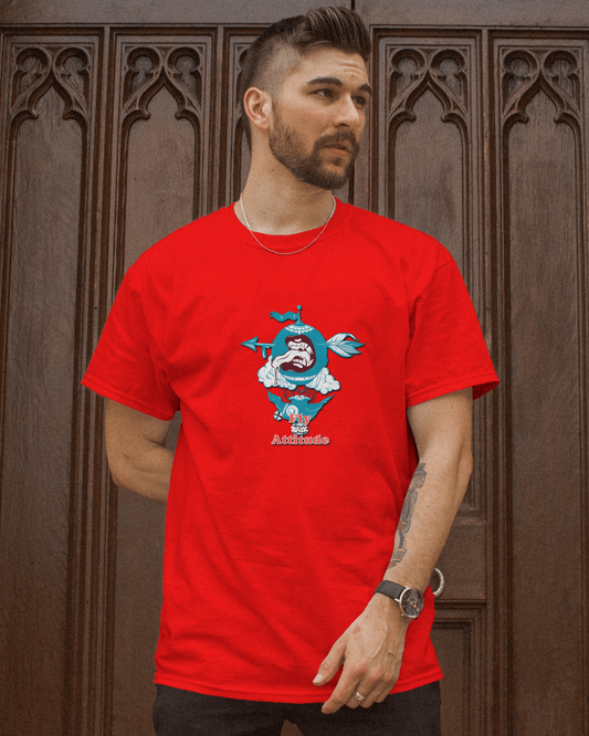 Earth & Thread | Attitude 100% Cotton Regular Fit T-Shirt - Premium 180 GSM Bold Expressive Graphic Tee