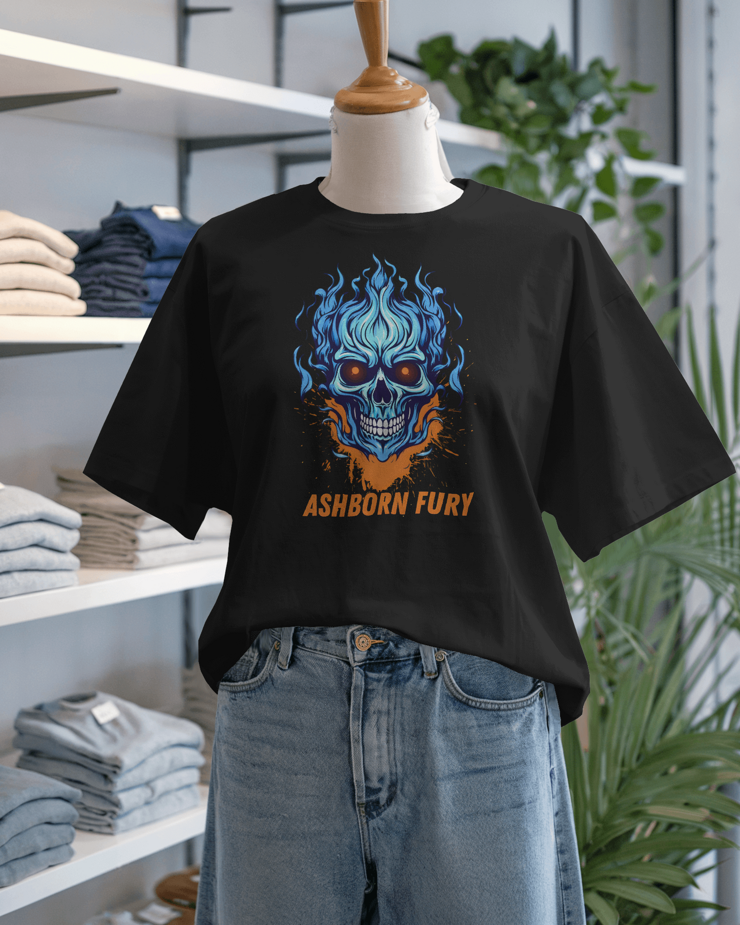 Unleash the Fury in Oversized Comfort – Ashborn Tee