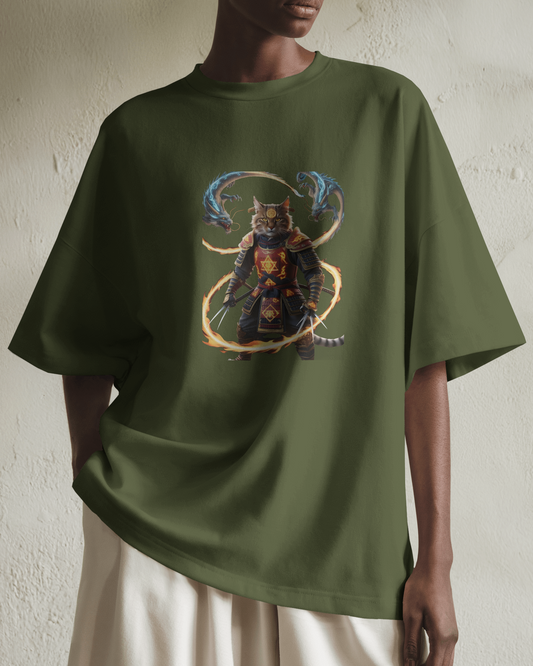 Oversized French Terry – Shadow Ninja Tee