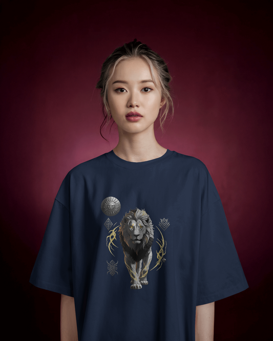 Oversized French Terry – Flames of the Warrior Tee