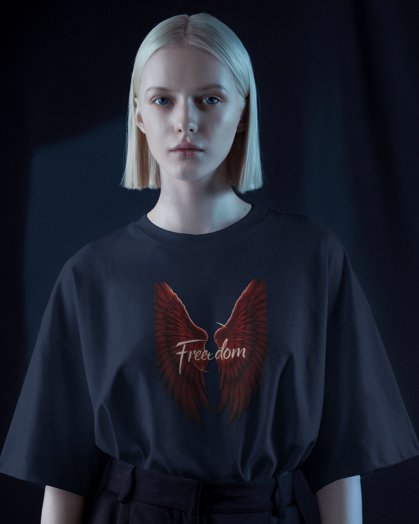 Oversized French Terry – Wings of Freedom Tee