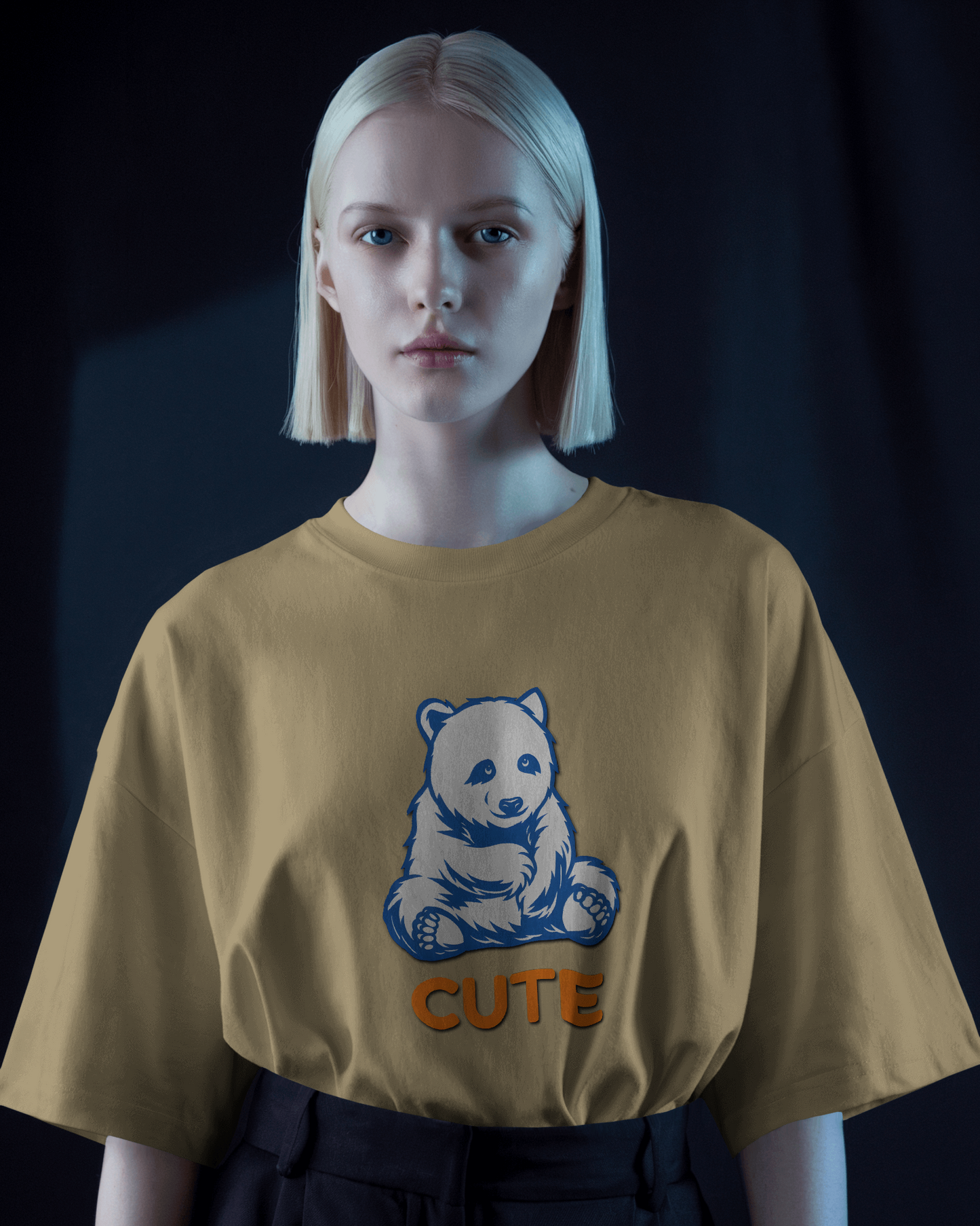 Cozy & Cute – Oversized Bear Cub Tee