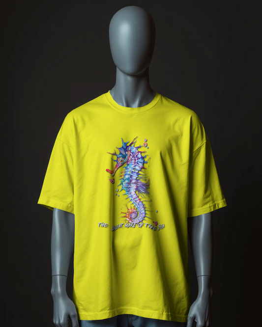 Elegance in Motion – Ultra-Smooth Seahorse Tee