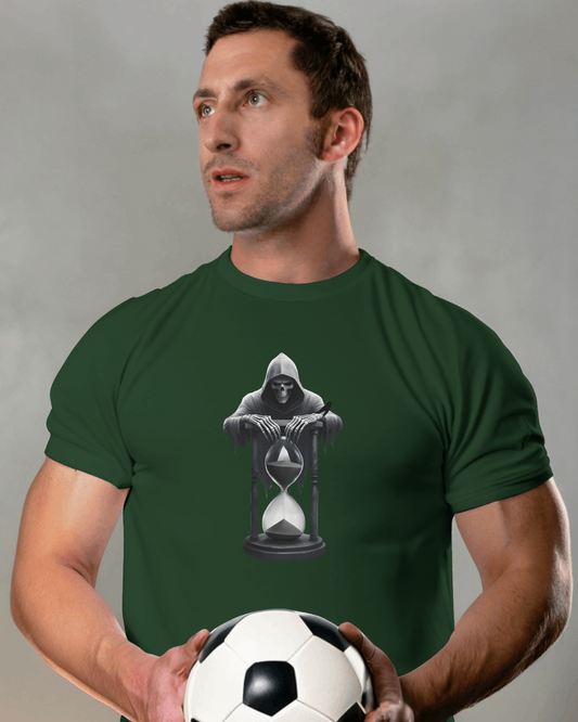 Earth & Thread | Reaper Hourglass 100% Cotton Regular Fit T-Shirt - Premium 180 GSM Dark Academia Graphic