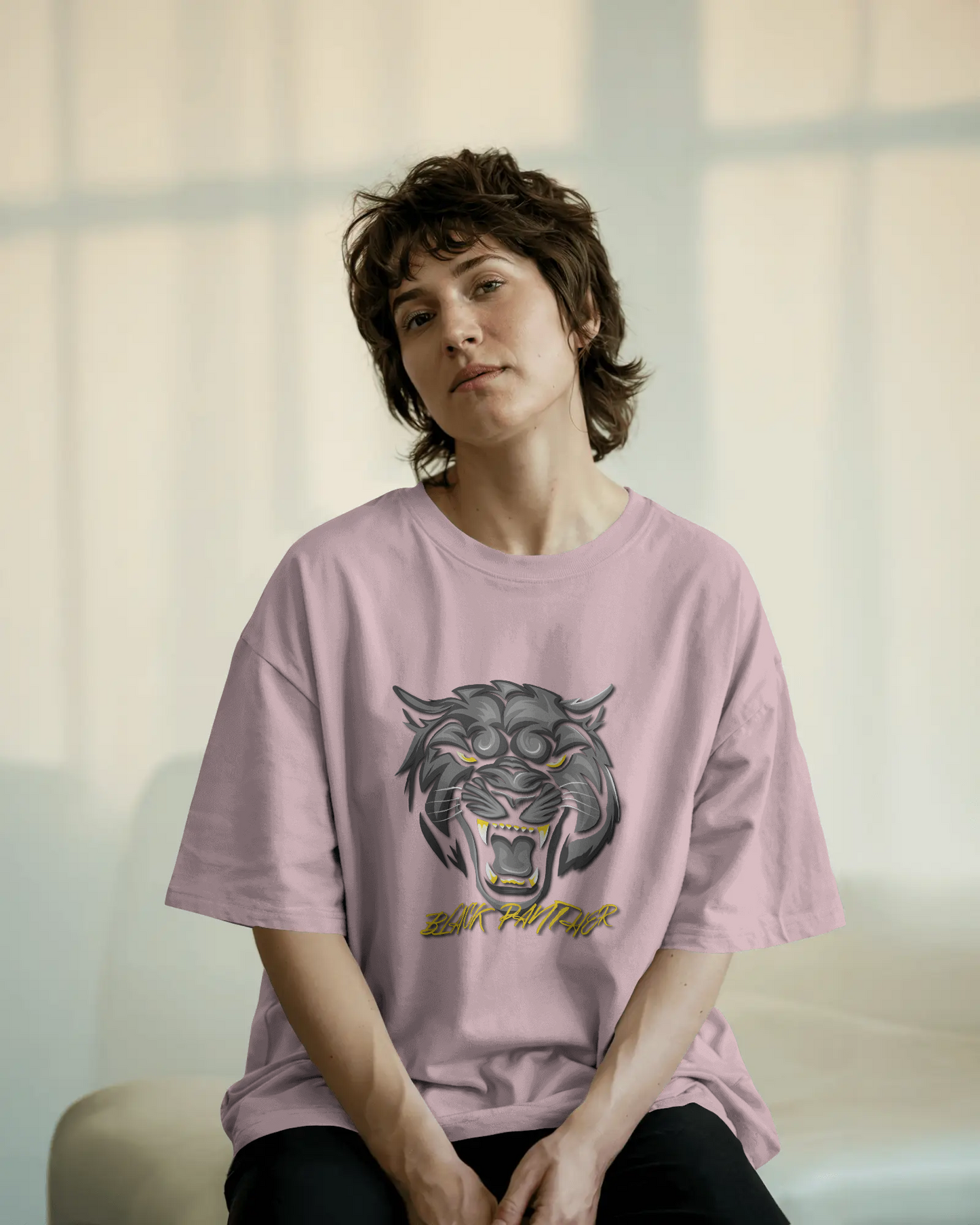 Spellbinding Oversized Comfort – Halloween Witch Tee