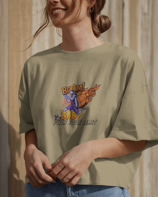 BOOM! BABY – Oversized Skate & Style Tee