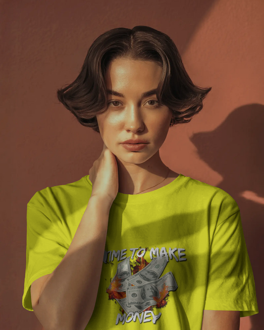Hustle in Ultra-Smooth Comfort – Time to Make Money Tee