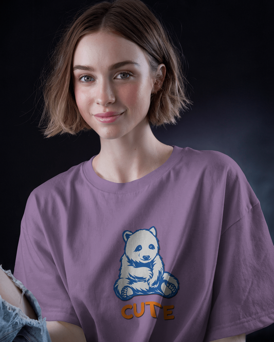 Cozy & Cute – Oversized Bear Cub Tee