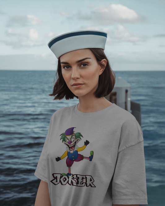 Unleash Your Inner Joker in Oversized Comfort – Joker Tee