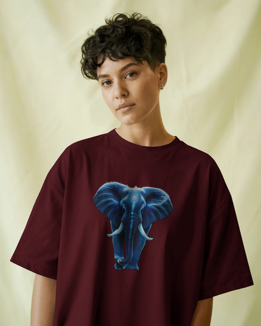 Oversized French Terry – Elephant Majesty Tee