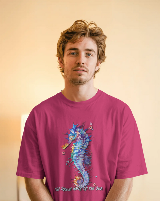 Elegance in Motion – Ultra-Smooth Seahorse Tee