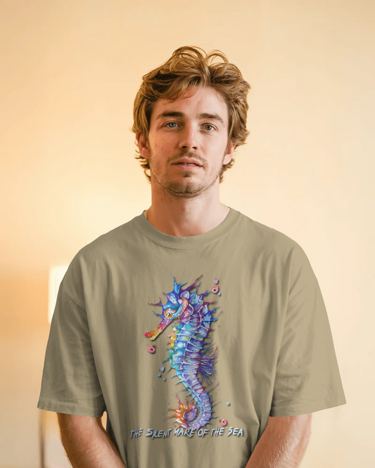 Elegance in Motion – Ultra-Smooth Seahorse Tee
