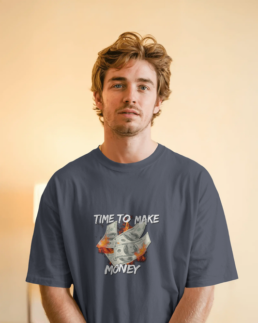 Hustle in Ultra-Smooth Comfort – Time to Make Money Tee