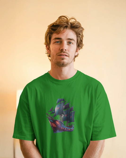 Premium Cotton T-Shirt – Ocean Voyager Edition