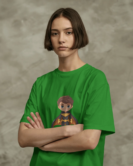 Fearless Strength in Regular Comfort – Winged Knight Tee
