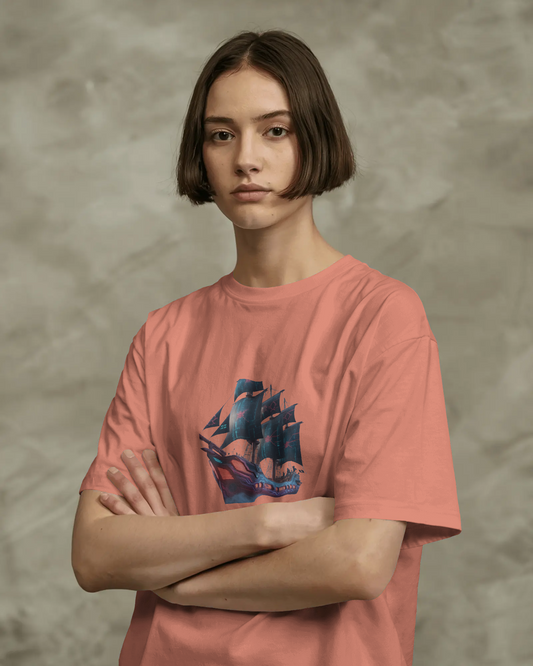 Premium Cotton T-Shirt – Ocean Voyager Edition
