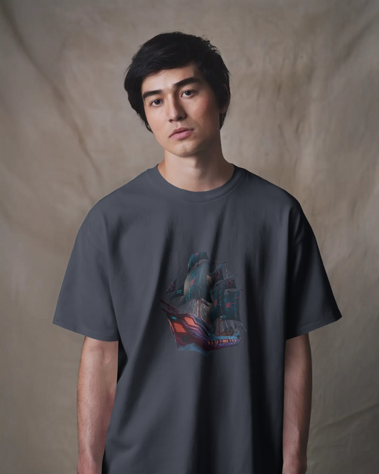 Premium Cotton T-Shirt – Ocean Voyager Edition