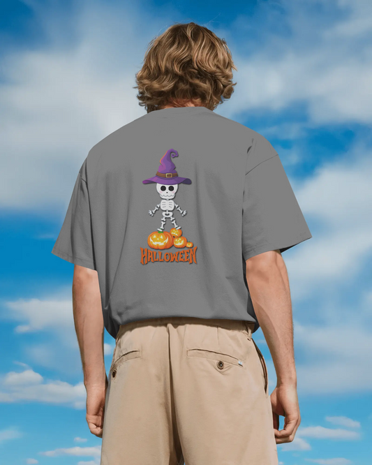 Spooky Chic in Ultra-Smooth Comfort – Halloween Skeleton Tee