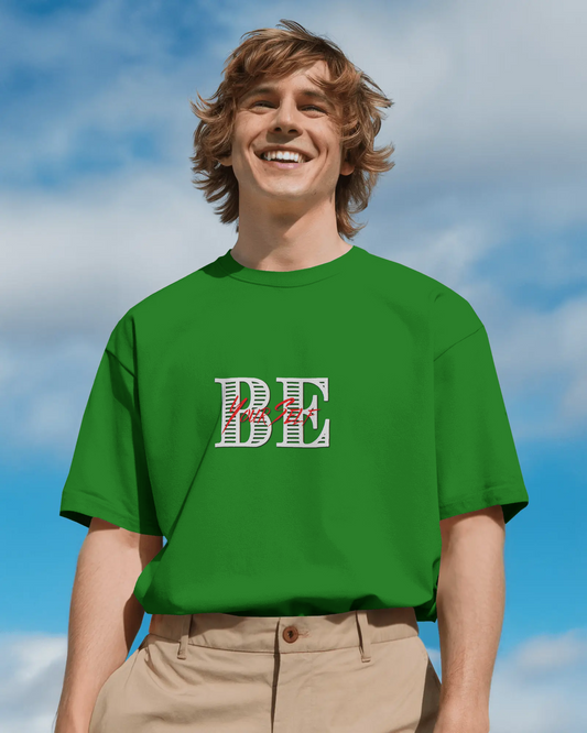 Earth & Thread | BE BOLD 100% Cotton Regular Fit T-Shirt - Premium 180 GSM Motivational Graphic Tee