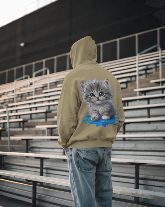 Oversized Hoodie – Black Eagle Lightning Edition