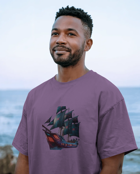 Premium Cotton T-Shirt – Ocean Voyager Edition