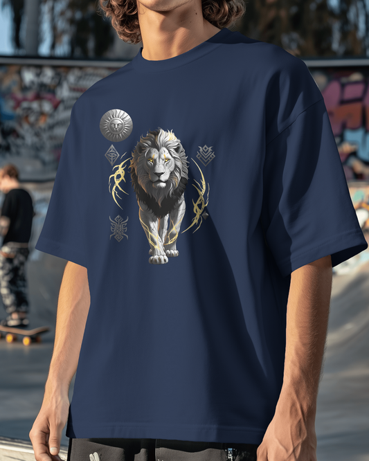 Oversized French Terry – Flames of the Warrior Tee